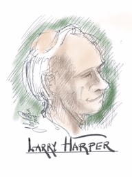 Dr. Larry Harper sketch by Dr. John de Pillis