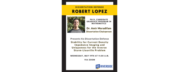 Robert Lopez Dissertation Defense Flyer