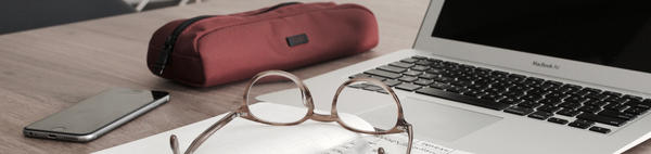 Unsplash- Computer & Glasses
