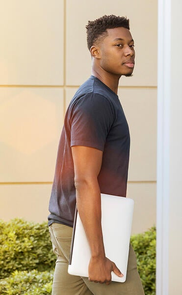 student walking (c) unsplash
